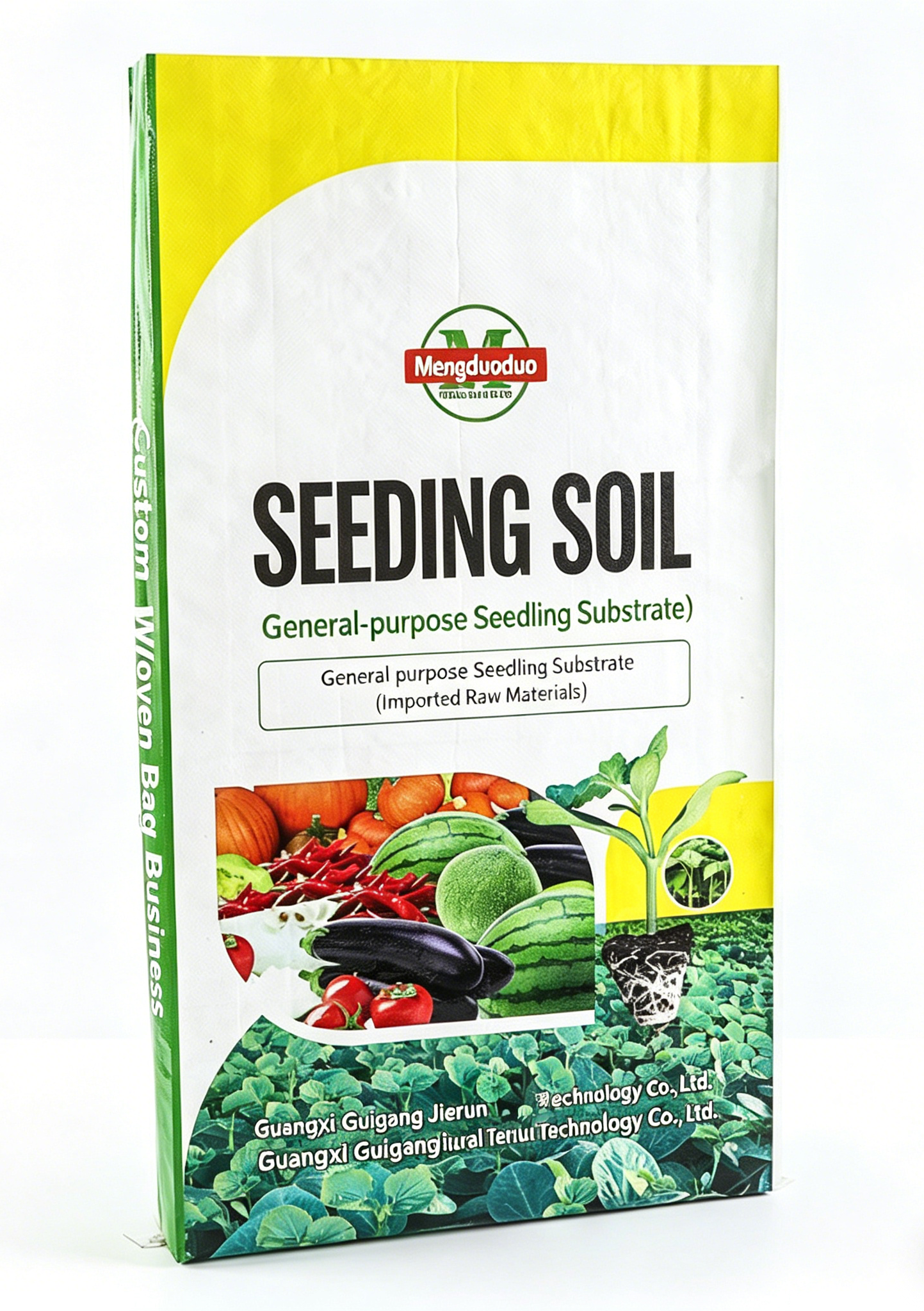 Custom Logo Printed Woven Bag – Seeding Soil Packaging