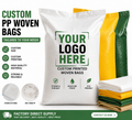 Custom PP Woven Bags Manufacturer – Durable Packaging Bags for Bulk Use